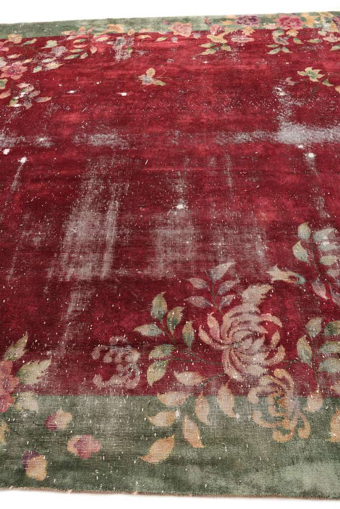 8' 5 x 10' 10 Hand Knotted Ultra Vintage Persian Wool Rug