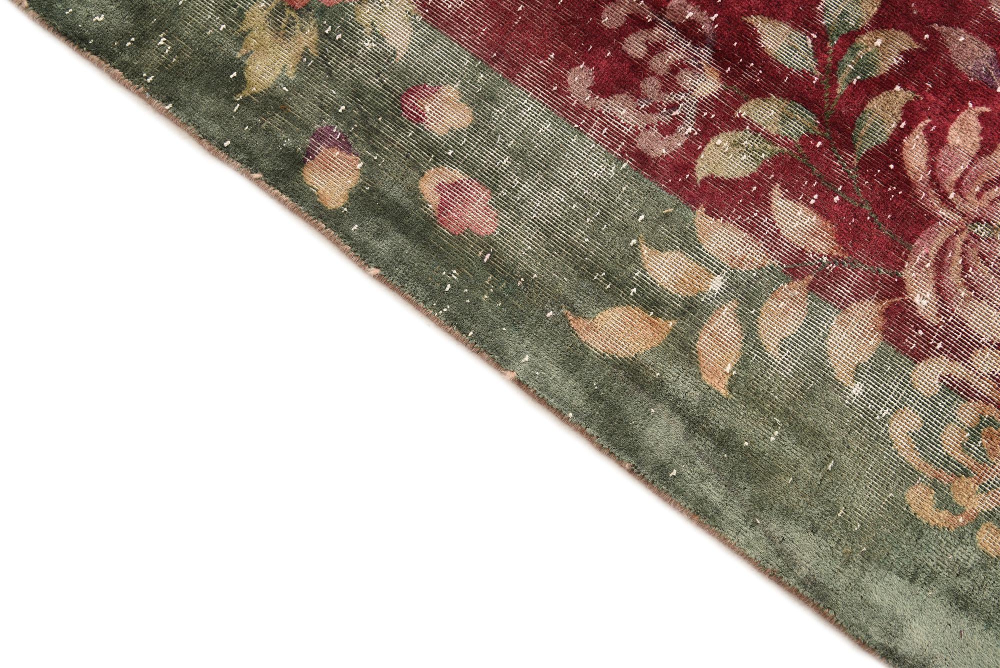 8' 5 x 10' 10 Hand Knotted Ultra Vintage Persian Wool Rug