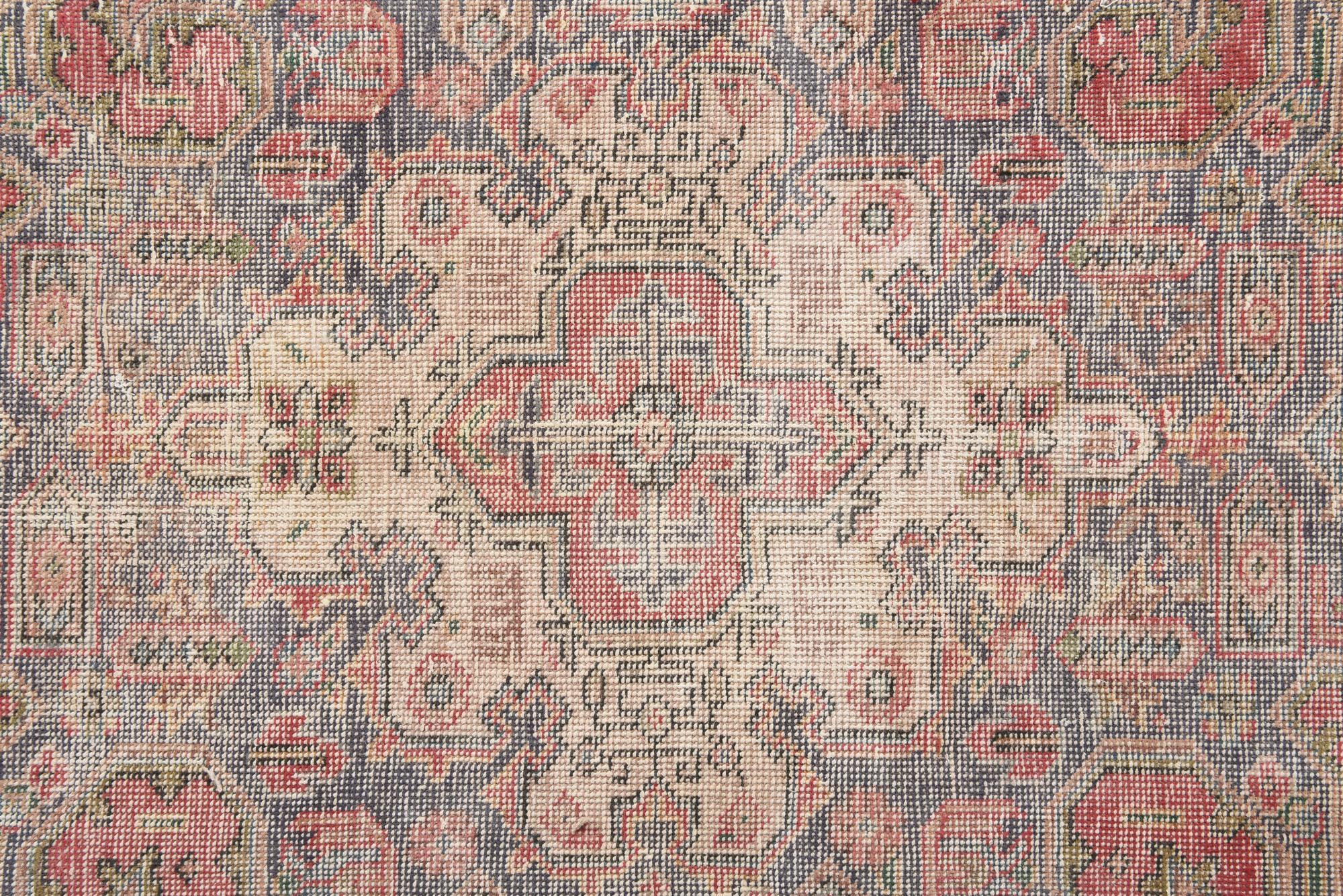 9' 8 x 12' 8 Hand Knotted Ultra Vintage Persian Wool Rug