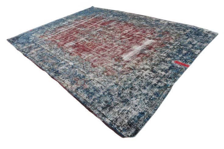 Detail image of 9' 9 x 13' 5 Hand Knotted Ultra Vintage Persian Wool Rug