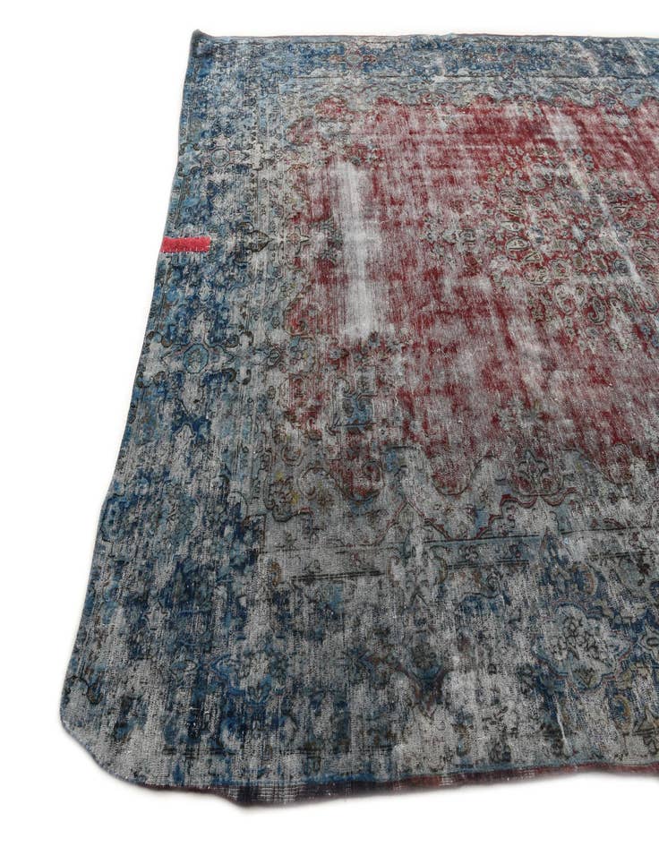 Detail image of 9' 9 x 13' 5  Hand Knotted Ultra Vintage Persian Wool Rug