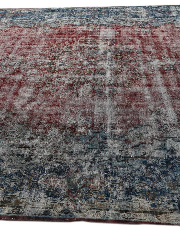 Detail image of 9' 9 x 13' 5  Hand Knotted Ultra Vintage Persian Wool Rug