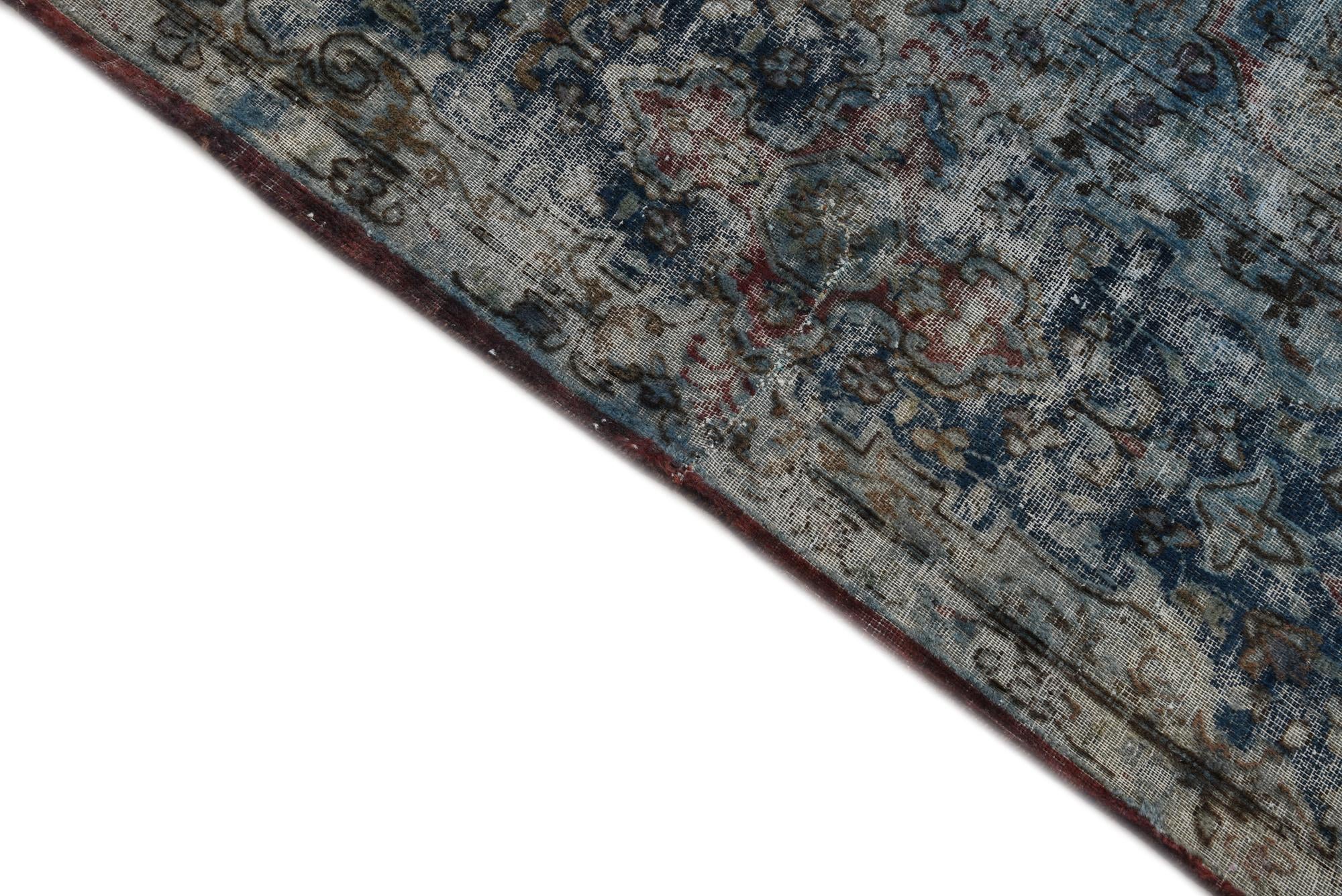 9' 9 x 13' 5 Hand Knotted Ultra Vintage Persian Wool Rug