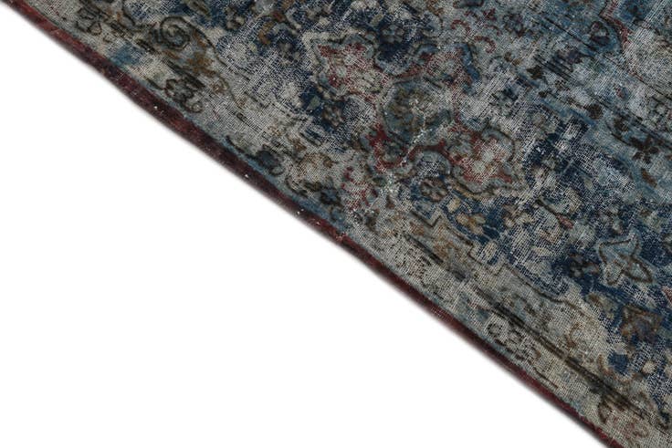 Detail image of 9' 9 x 13' 5 Hand Knotted Ultra Vintage Persian Wool Rug