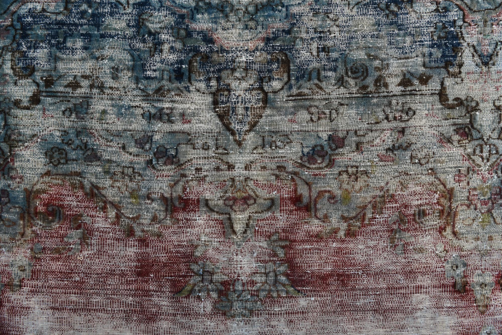 9' 9 x 13' 5 Hand Knotted Ultra Vintage Persian Wool Rug