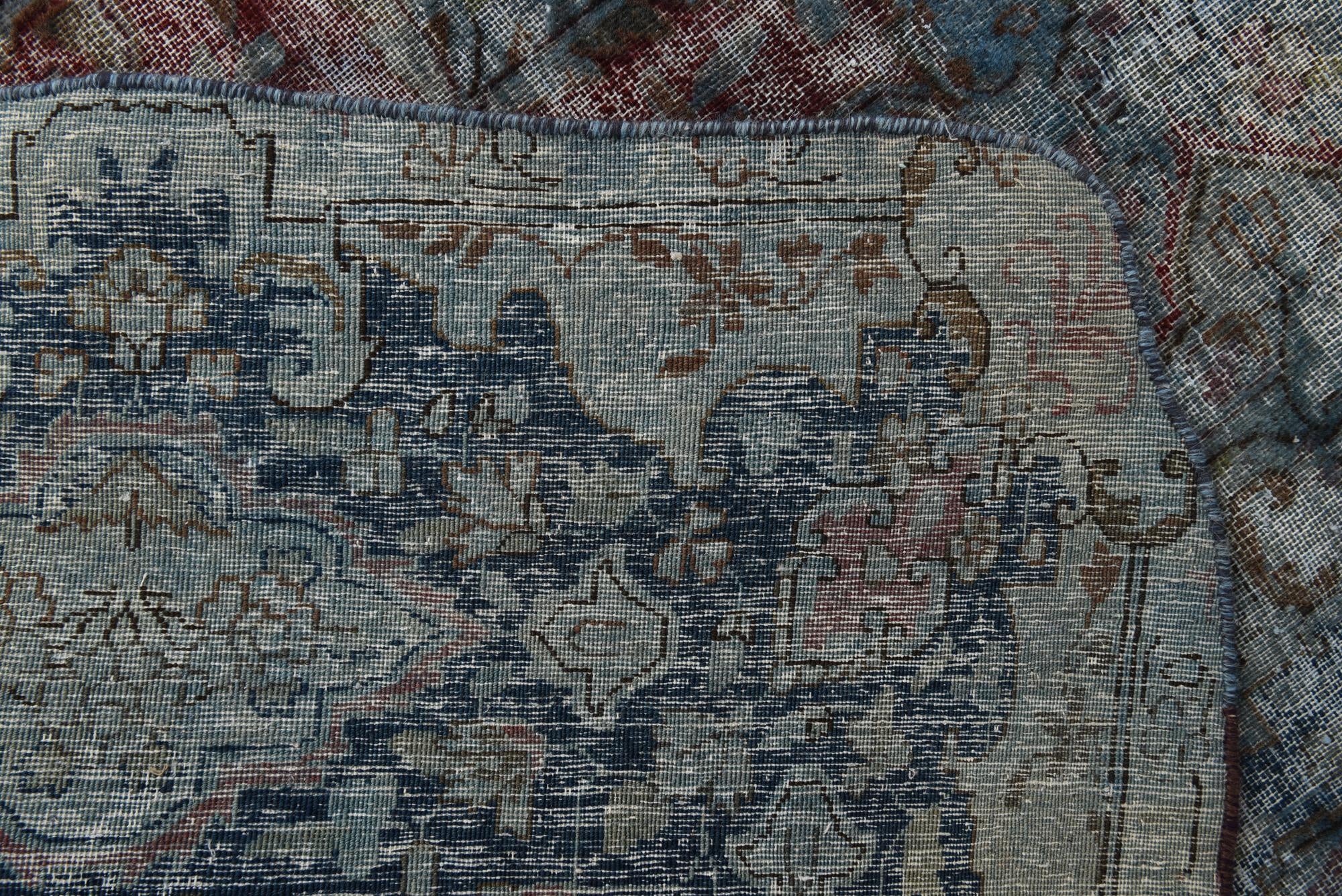 9' 9 x 13' 5 Hand Knotted Ultra Vintage Persian Wool Rug