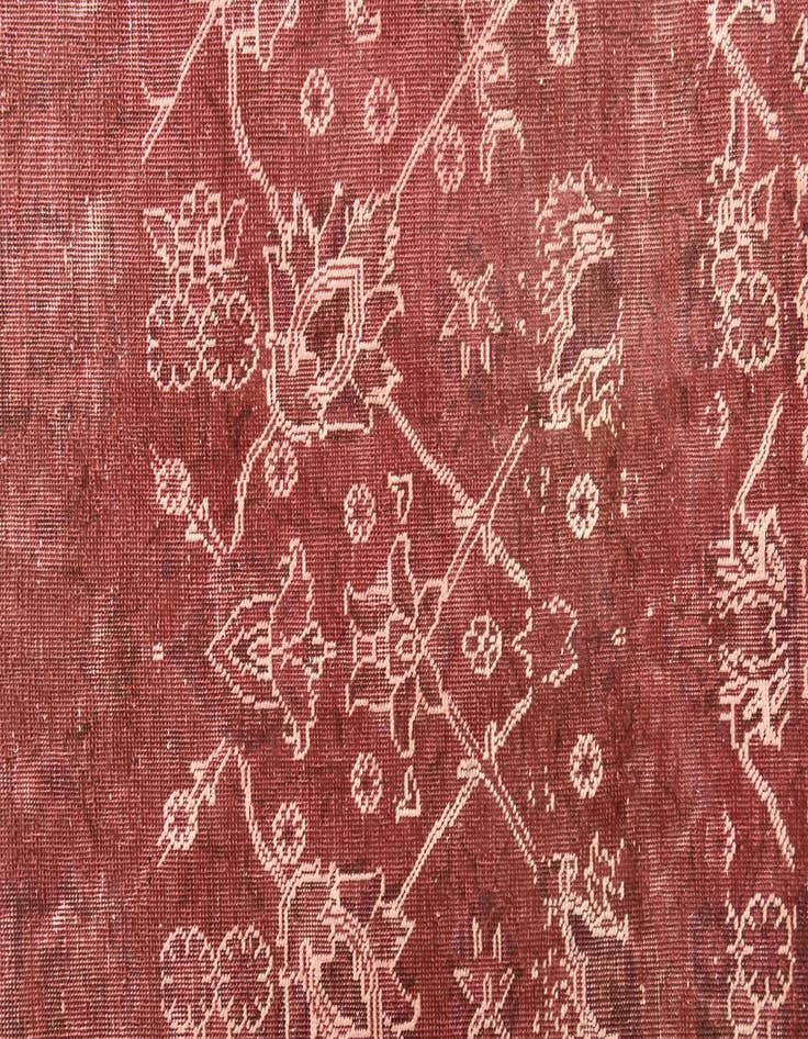 Detail image of 9' 1 x 12'  Hand Knotted Ultra Vintage Persian Wool Rug