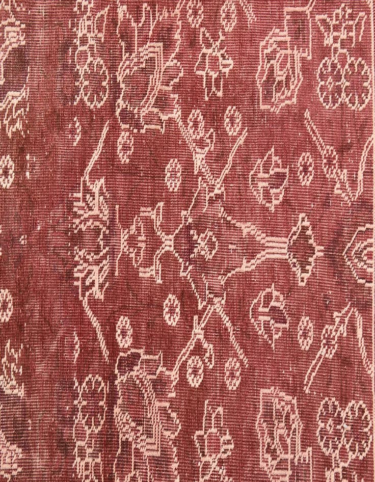 Detail image of 9' 1 x 12'  Hand Knotted Ultra Vintage Persian Wool Rug