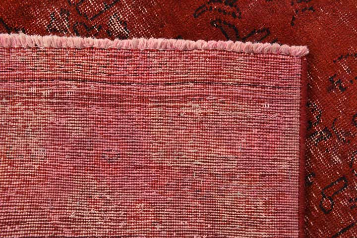 9' 1 x 12' 10 Hand Knotted Ultra Vintage Persian Wool Rug