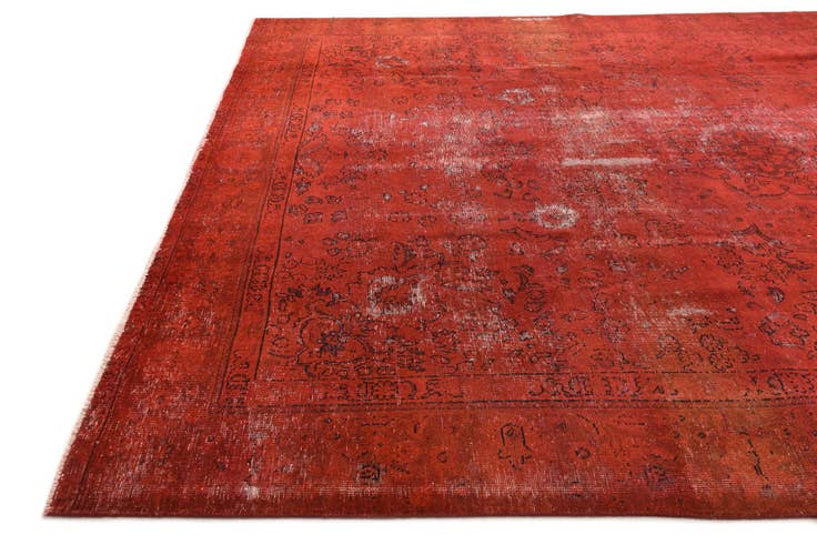Detail image of 9' 1 x 12' 10 Hand Knotted Ultra Vintage Persian Wool Rug