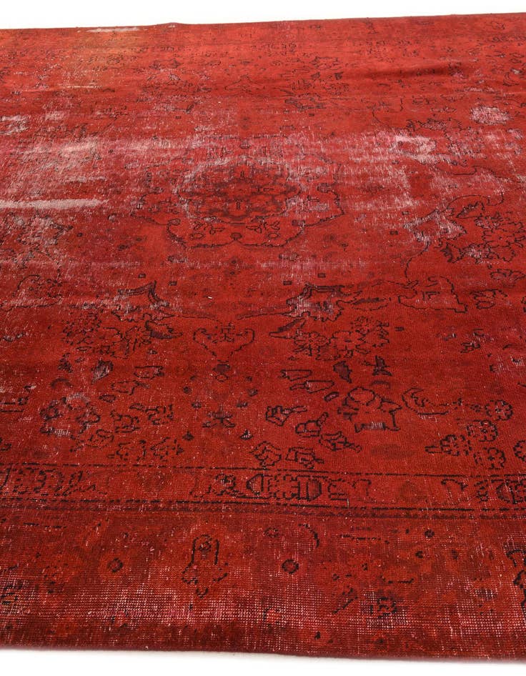 Detail image of 9' 1 x 12' 10  Hand Knotted Ultra Vintage Persian Wool Rug