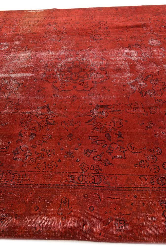 9' 1 x 12' 10 Hand Knotted Ultra Vintage Persian Wool Rug