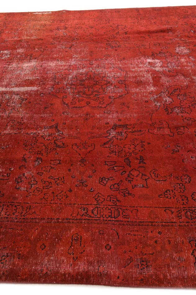 Detail image of 9' 1 x 12' 10 Hand Knotted Ultra Vintage Persian Wool Rug