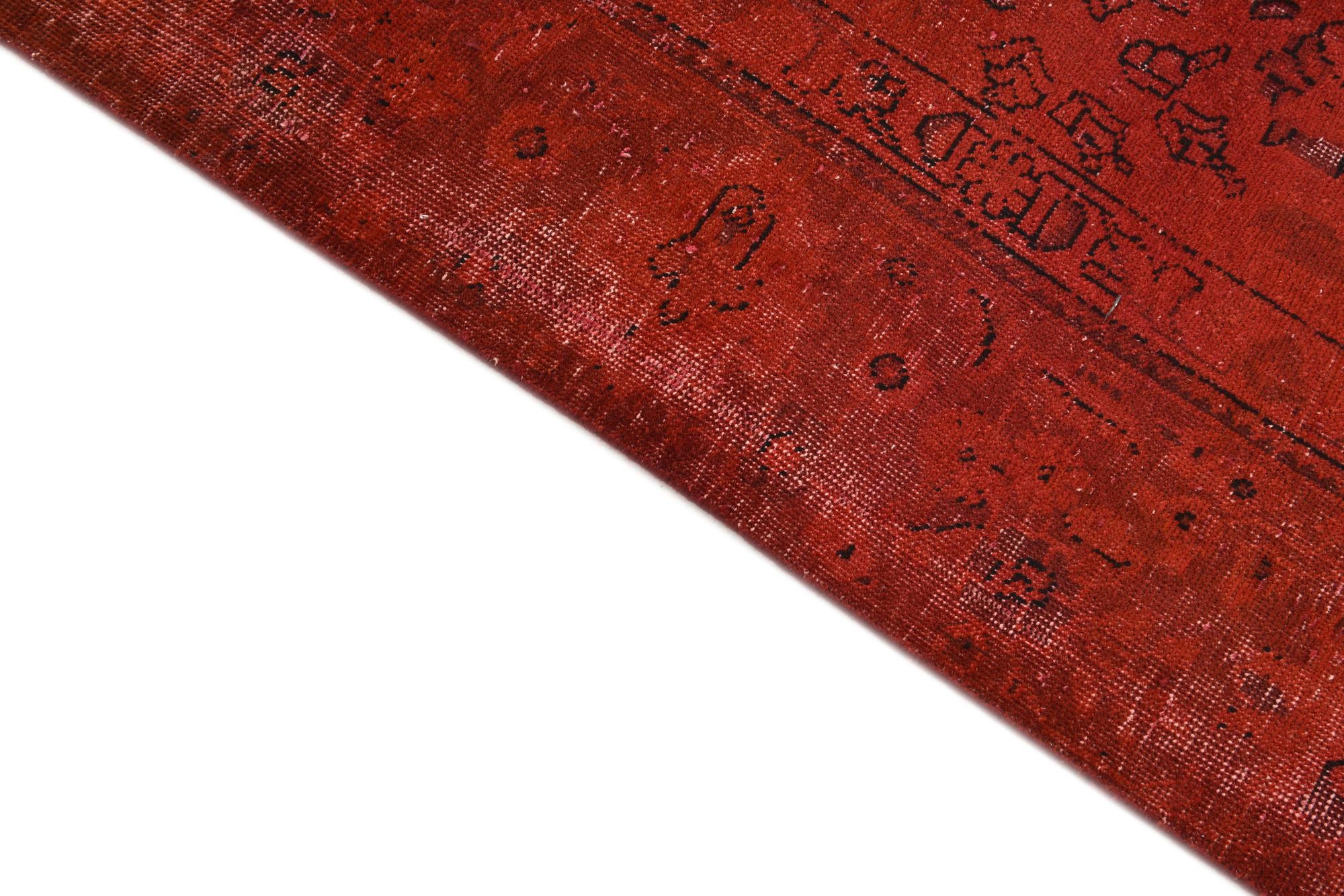 9' 1 x 12' 10 Hand Knotted Ultra Vintage Persian Wool Rug