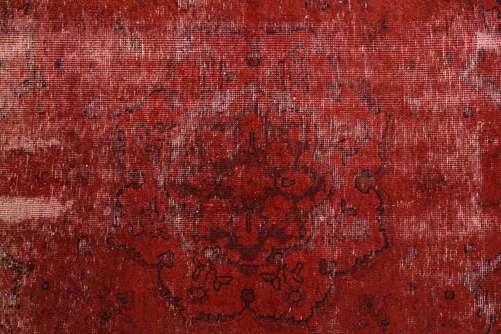 9' 1 x 12' 10 Hand Knotted Ultra Vintage Persian Wool Rug