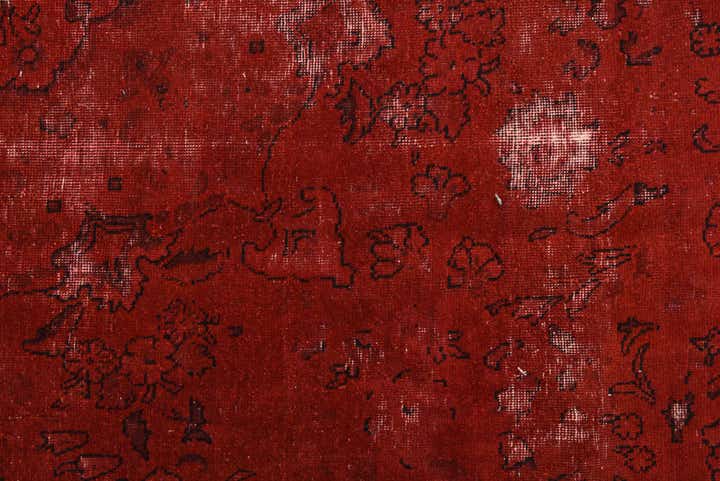 9' 1 x 12' 10 Hand Knotted Ultra Vintage Persian Wool Rug