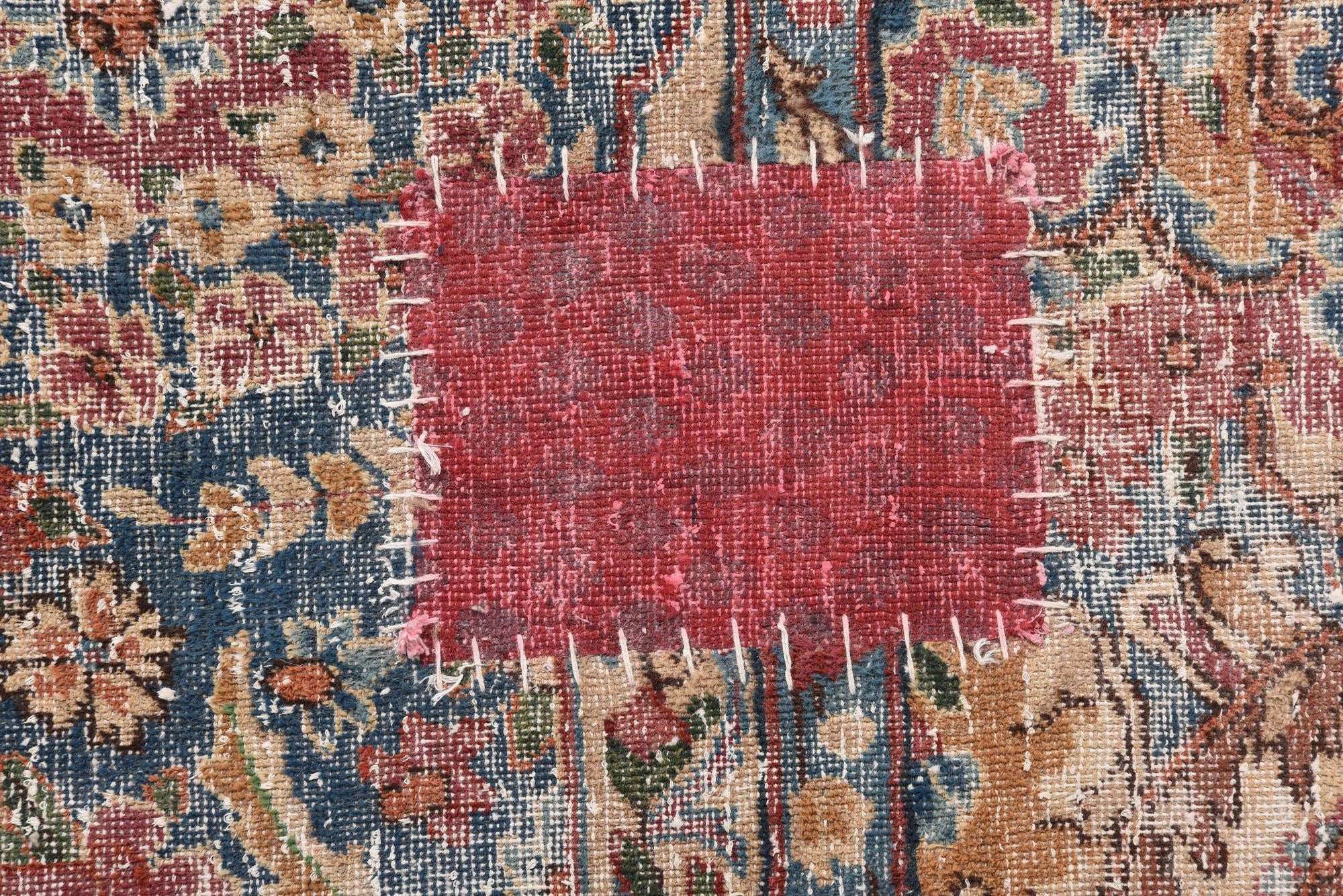 9' 8 x 13' Hand Knotted Ultra Vintage Persian Wool Rug