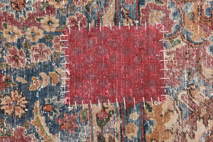 9' 8 x 13' Hand Knotted Ultra Vintage Persian Wool Rug
