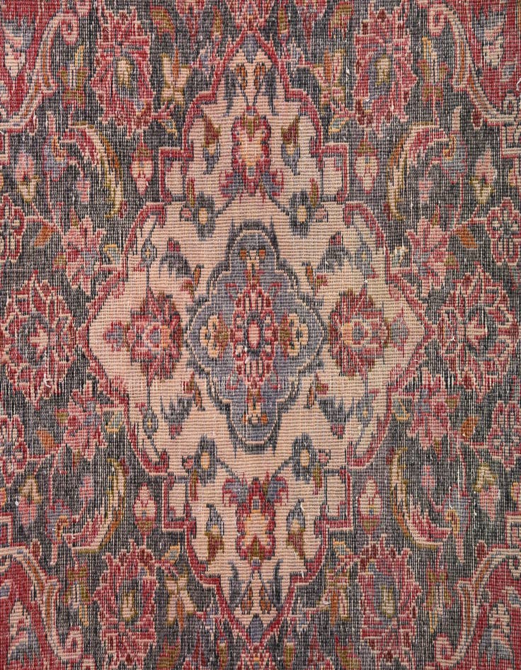 Detail image of 9' 9 x 13' 9  Hand Knotted Ultra Vintage Persian Wool Rug