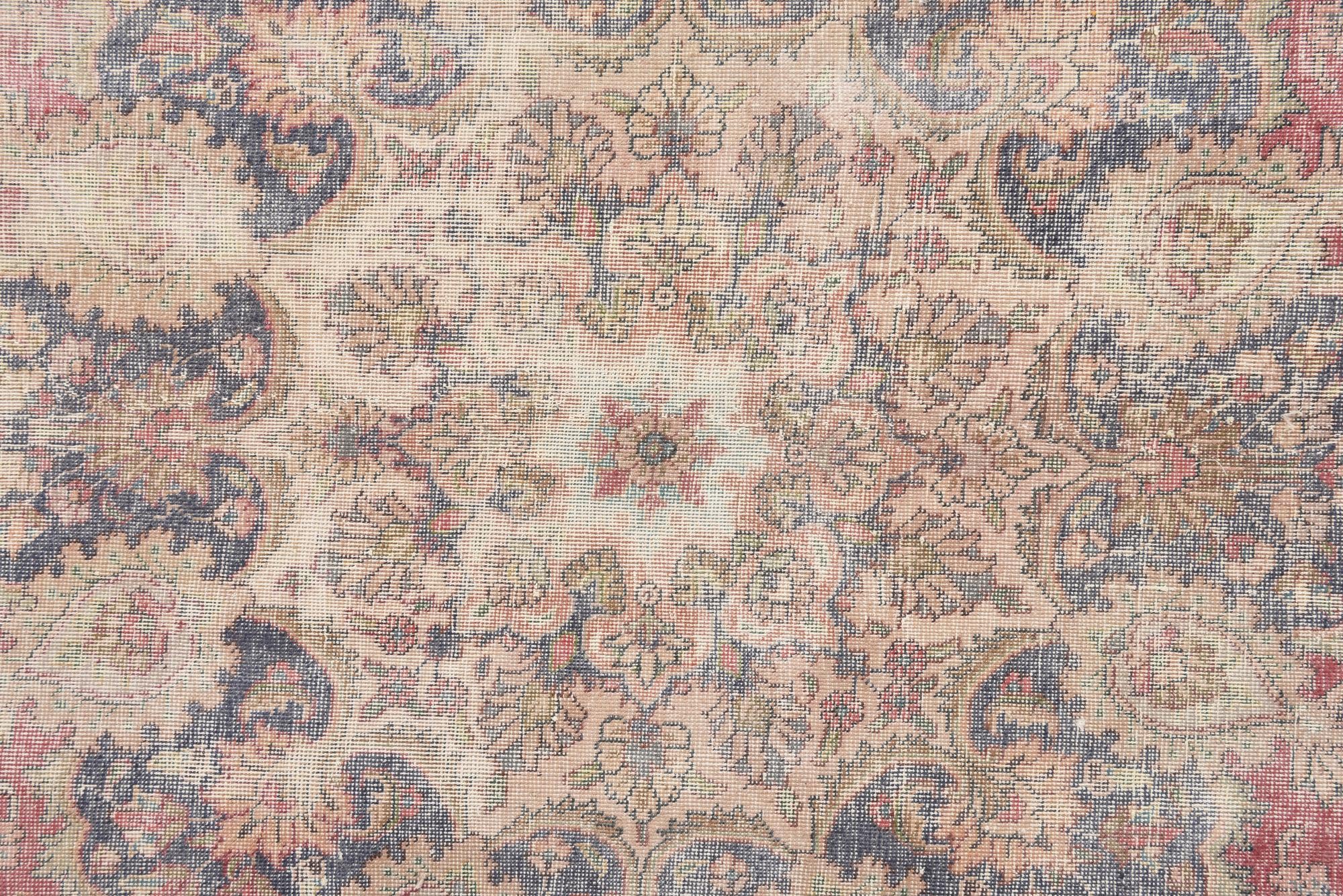 9' 8 x 13' 1 Hand Knotted Ultra Vintage Persian Wool Rug