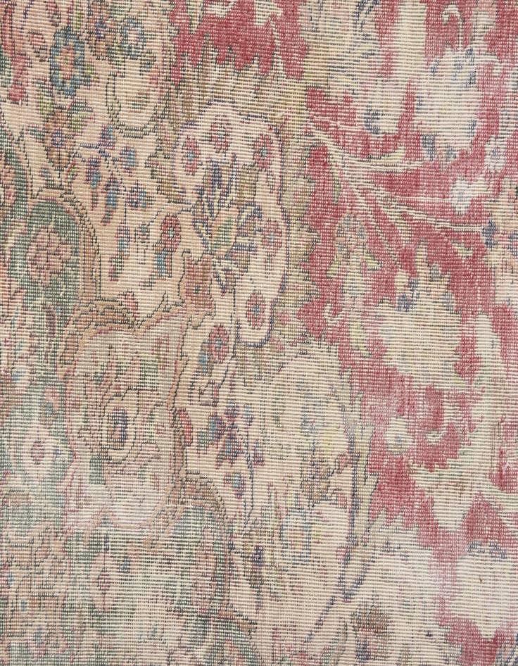 Detail image of 9' 8 x 13' 1  Hand Knotted Ultra Vintage Persian Wool Rug