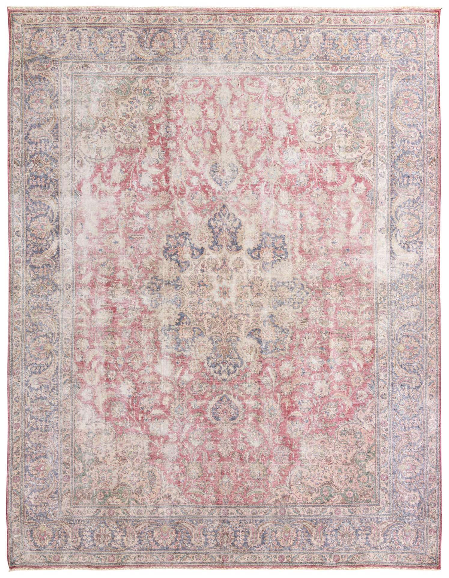 Primary image 9' 8 x 13' 1  Hand Knotted Ultra Vintage Persian Wool Rug