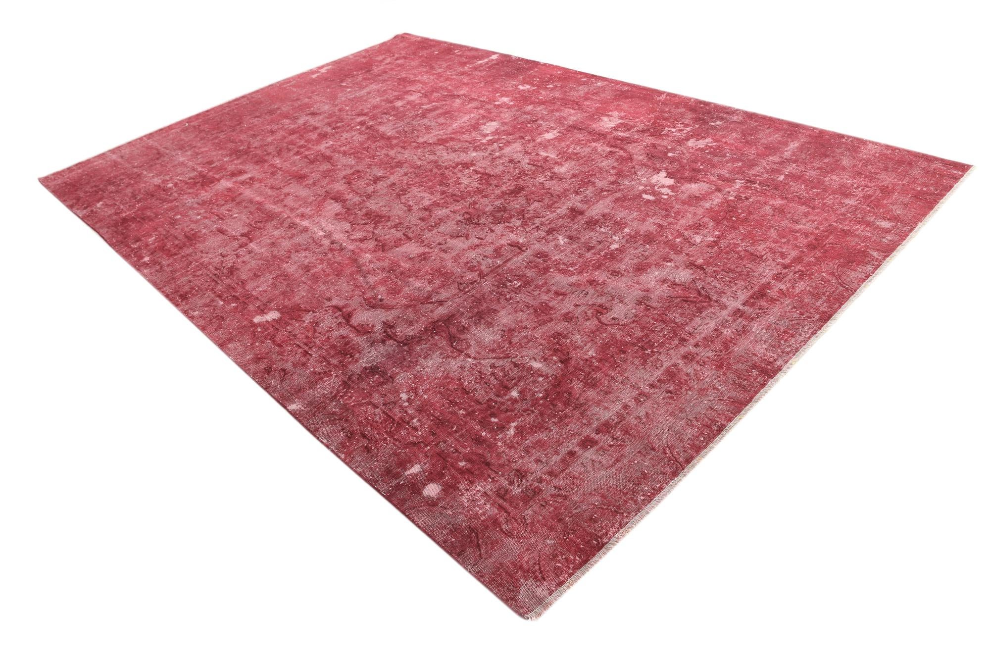 8' 9 x 12' 3 Hand Knotted Ultra Vintage Persian Wool Rug