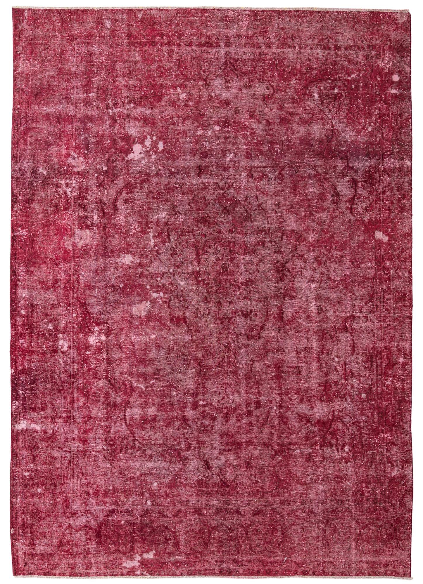 8' 9 x 12' 3 Hand Knotted Ultra Vintage Persian Wool Rug