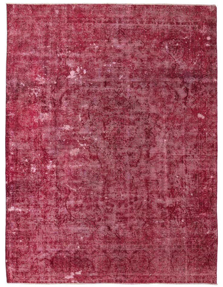 Detail image of 8' 9 x 12' 3 Hand Knotted Ultra Vintage Persian Wool Rug