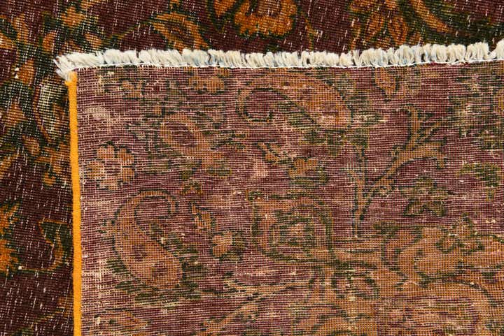 6' 1 x 9' 2 Hand Knotted Ultra Vintage Persian Wool Rug