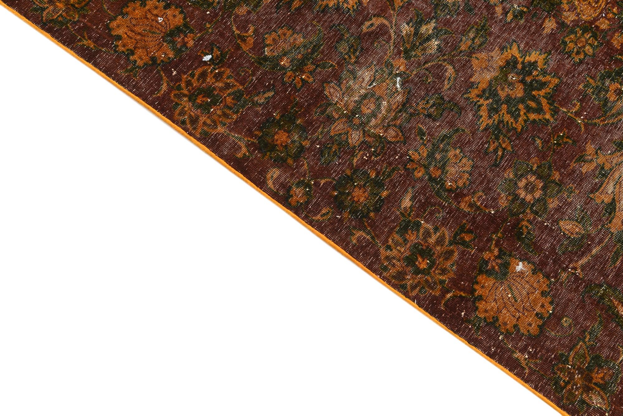 6' 1 x 9' 2 Hand Knotted Ultra Vintage Persian Wool Rug