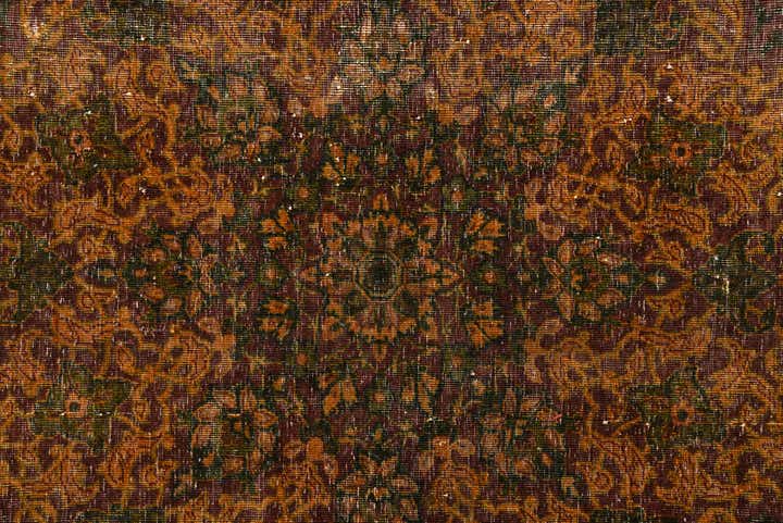 6' 1 x 9' 2 Hand Knotted Ultra Vintage Persian Wool Rug