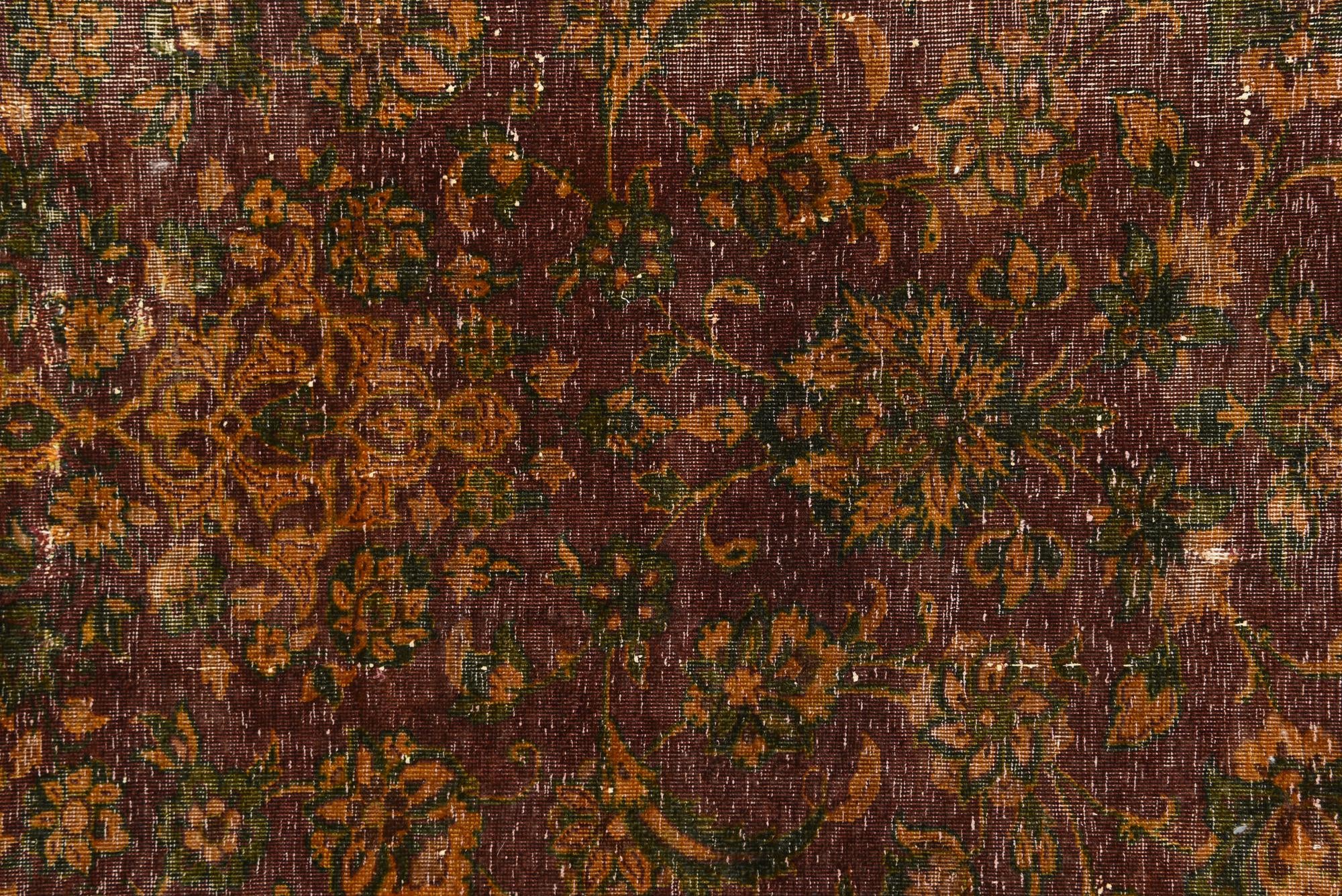 6' 1 x 9' 2 Hand Knotted Ultra Vintage Persian Wool Rug