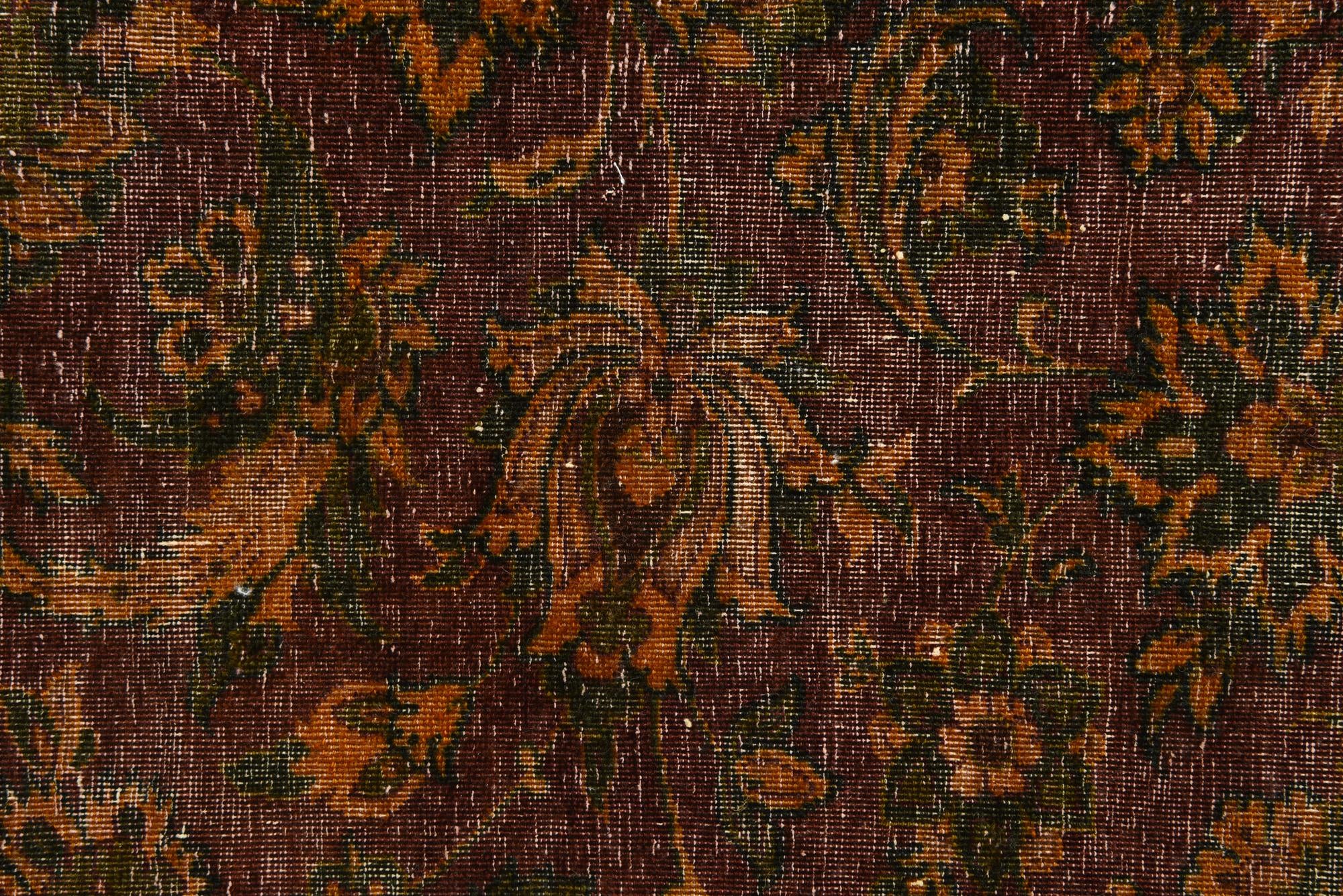 6' 1 x 9' 2 Hand Knotted Ultra Vintage Persian Wool Rug