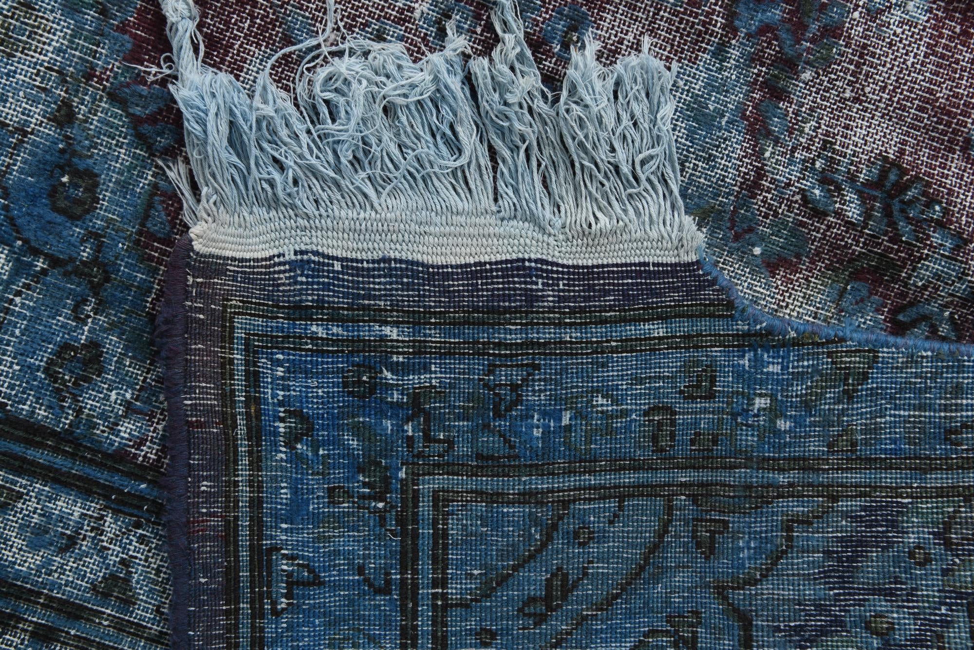 9' 1 x 11' 9 Hand Knotted Ultra Vintage Persian Wool Rug