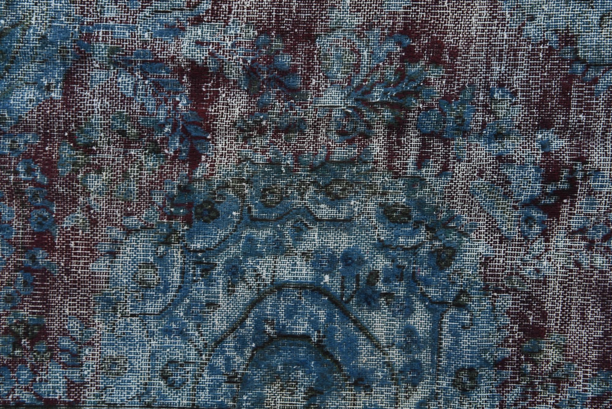 9' 1 x 11' 9 Hand Knotted Ultra Vintage Persian Wool Rug