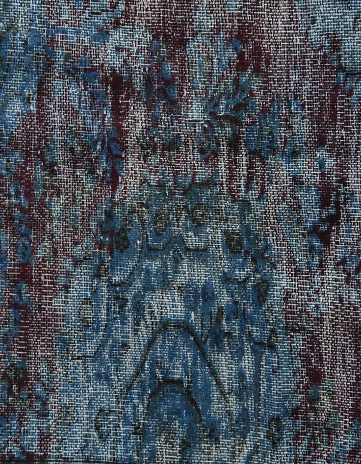 Detail image of 9' 1 x 11' 9  Hand Knotted Ultra Vintage Persian Wool Rug