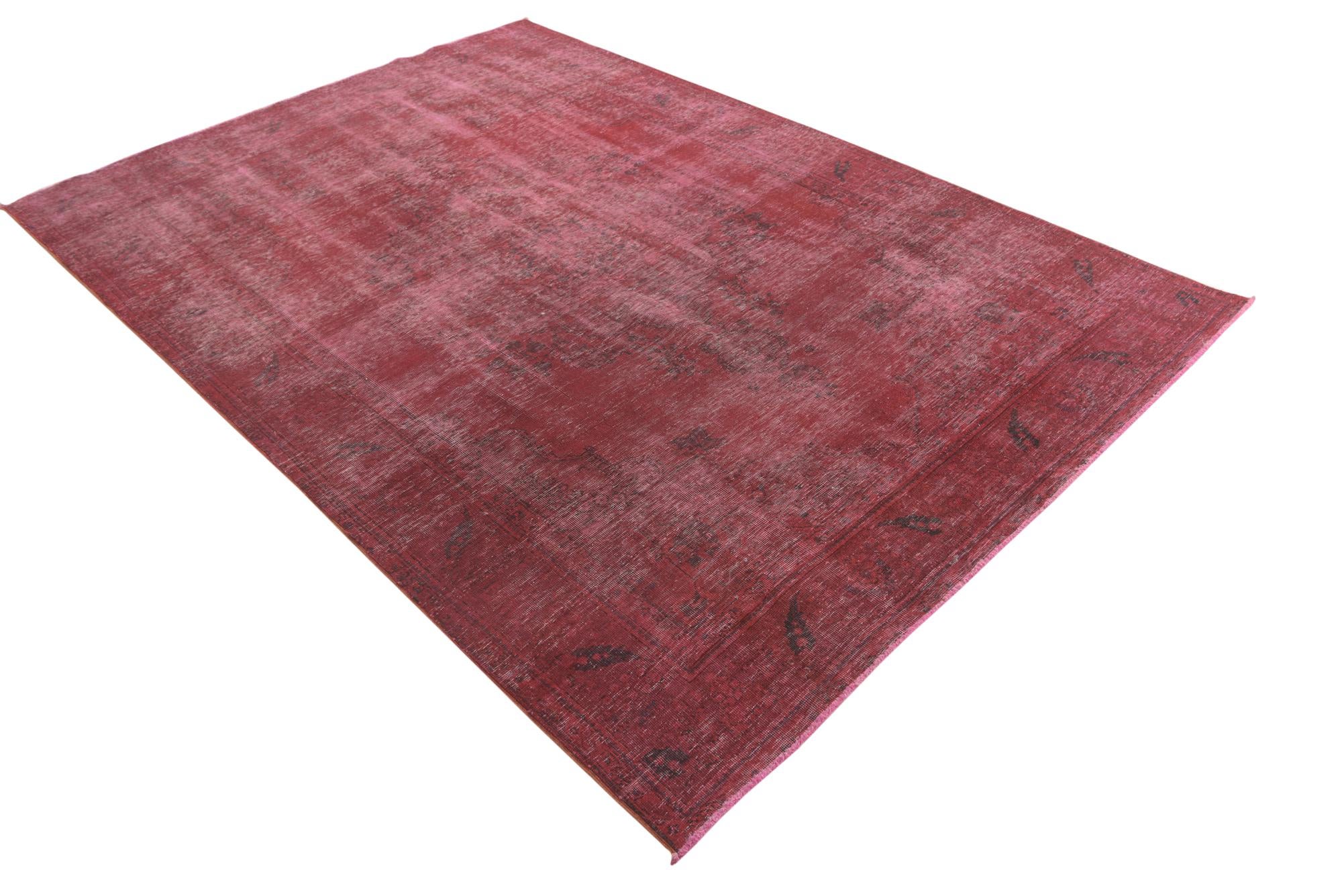 6' 4 x 9' 2 Hand Knotted Ultra Vintage Persian Wool Rug