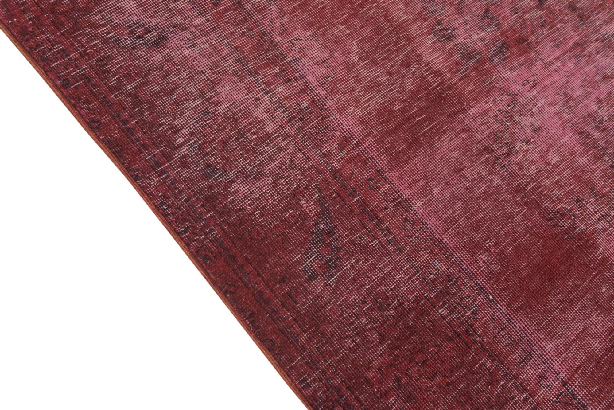6' 4 x 9' 2 Hand Knotted Ultra Vintage Persian Wool Rug