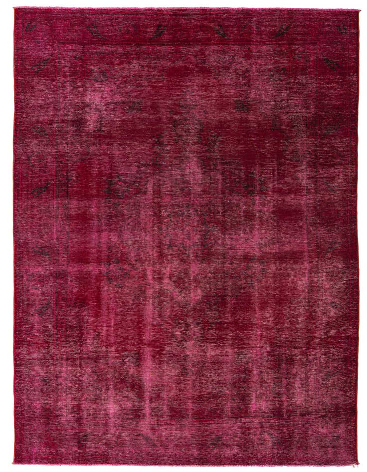 Detail image of 6' 4 x 9' 2 Hand Knotted Ultra Vintage Persian Wool Rug