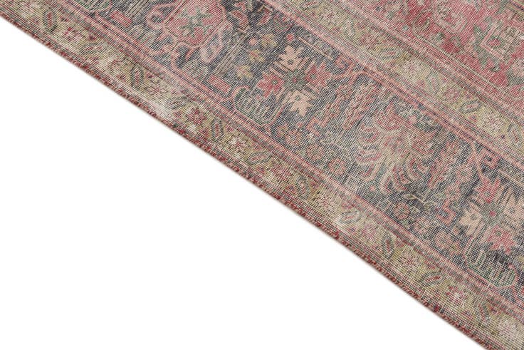 Detail image of 9' 10 x 12' 7 Hand Knotted Ultra Vintage Persian Wool Rug