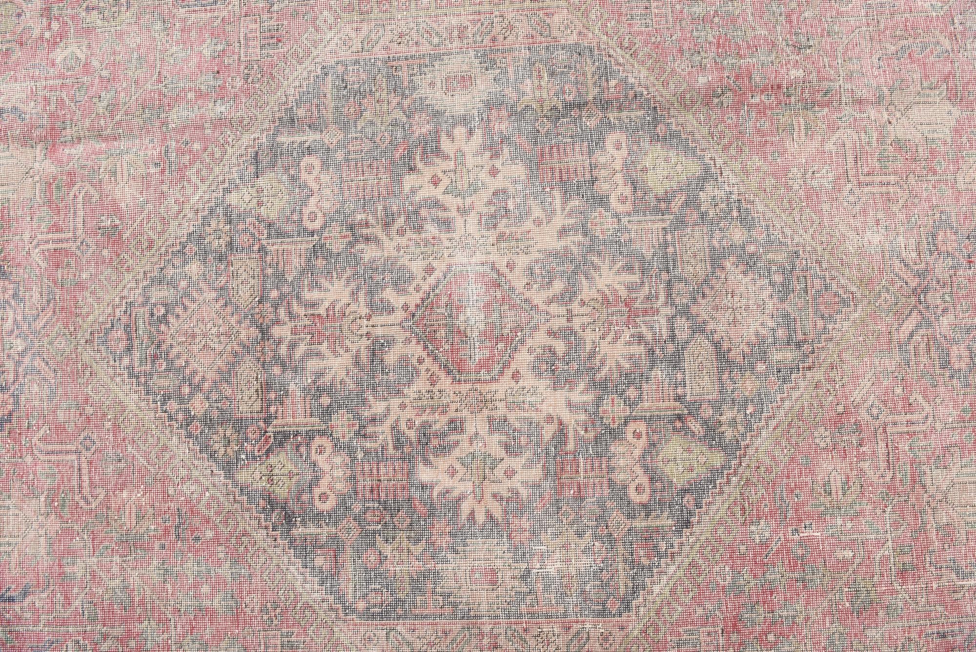 9' 10 x 12' 7 Hand Knotted Ultra Vintage Persian Wool Rug