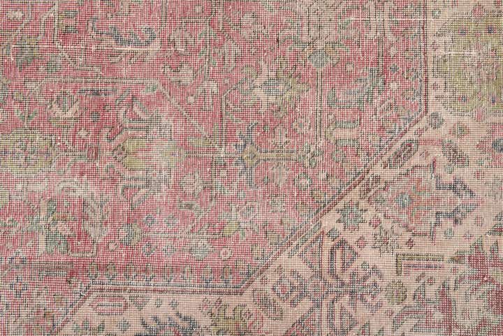 9' 10 x 12' 7 Hand Knotted Ultra Vintage Persian Wool Rug