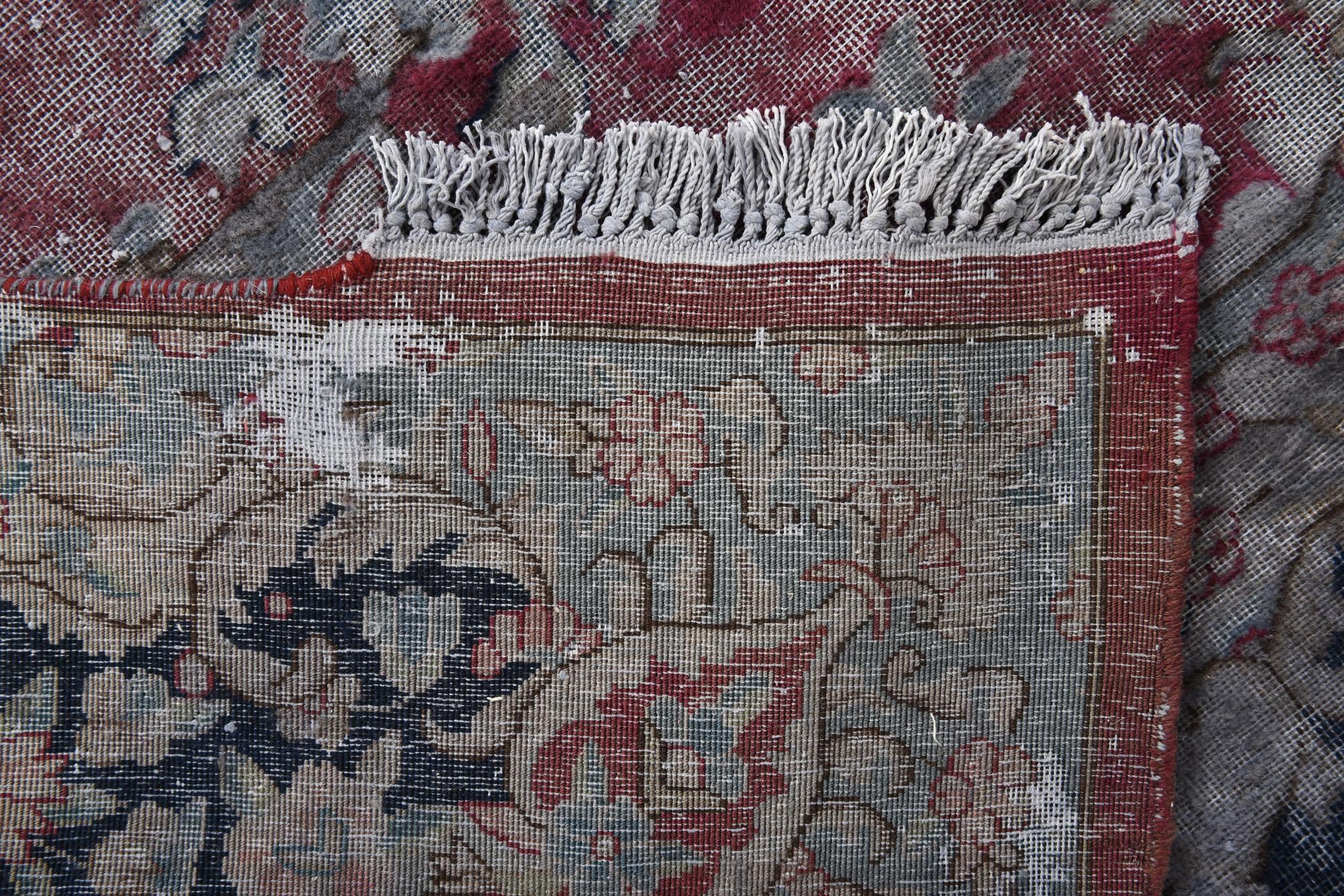 9' 6 x 13' 5 Hand Knotted Ultra Vintage Persian Wool Rug
