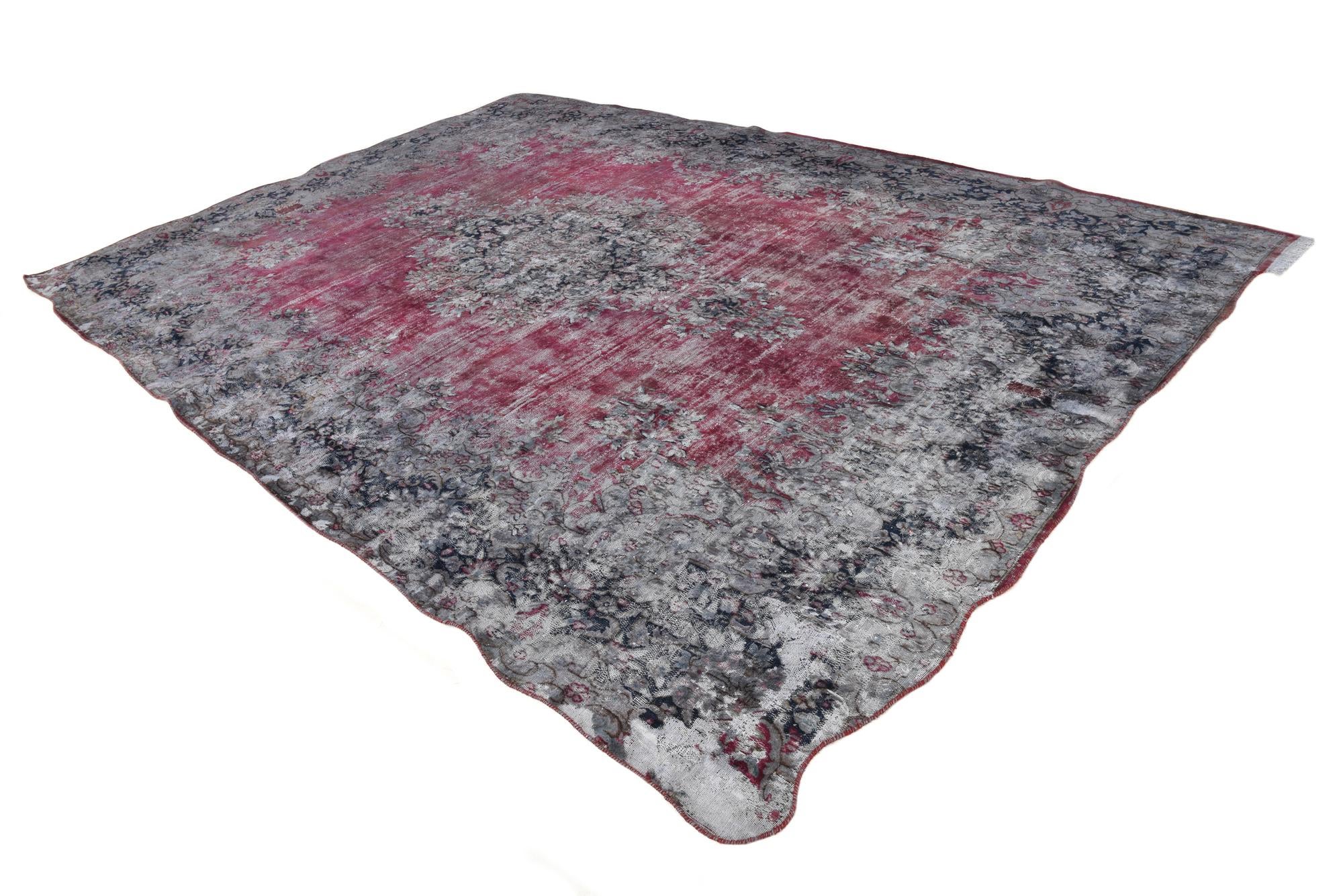 9' 6 x 13' 5 Hand Knotted Ultra Vintage Persian Wool Rug