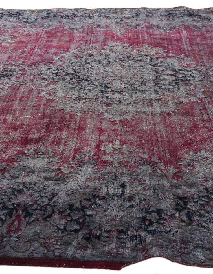Detail image of 9' 6 x 13' 5  Hand Knotted Ultra Vintage Persian Wool Rug
