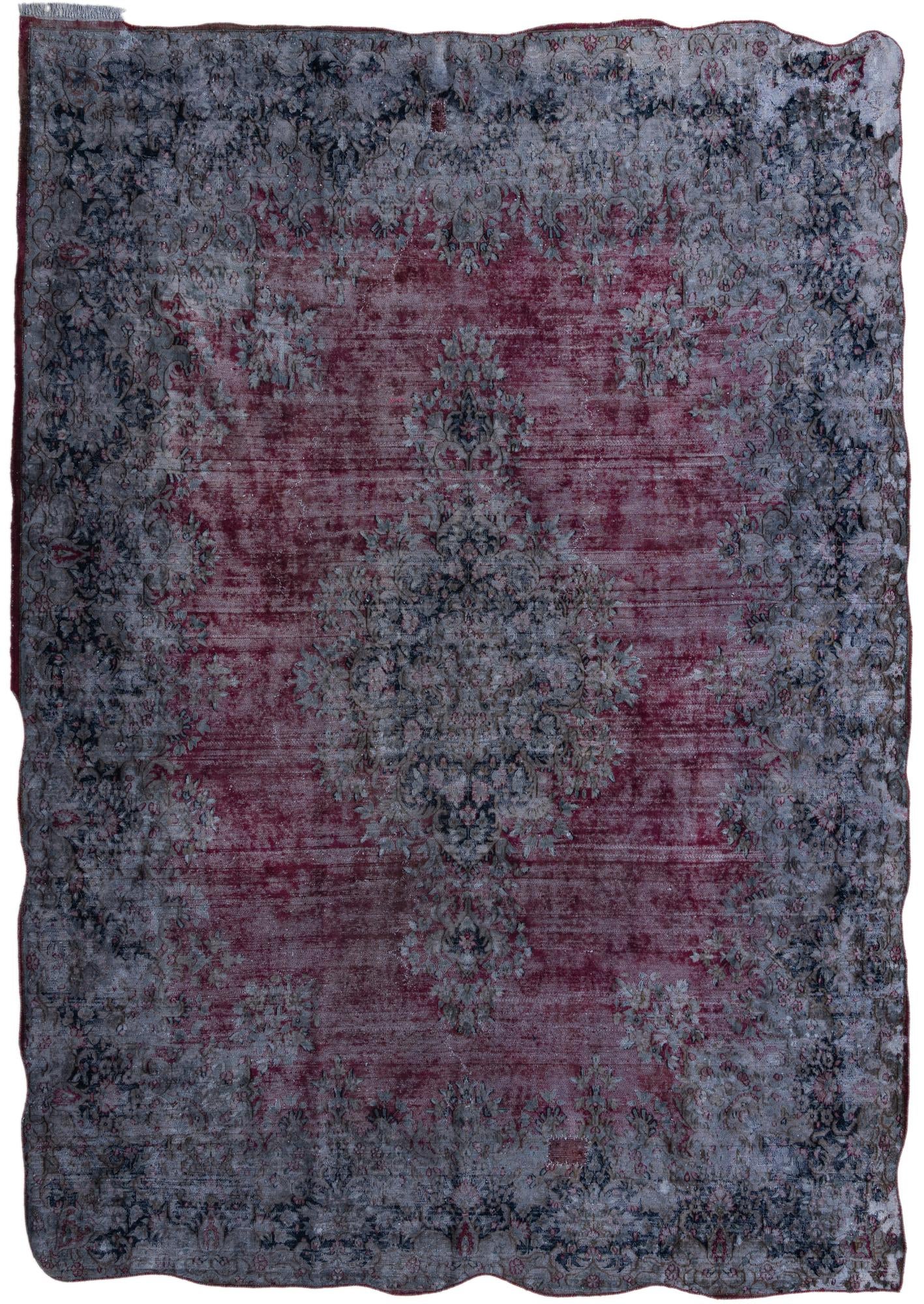 9' 6 x 13' 5 Hand Knotted Ultra Vintage Persian Wool Rug