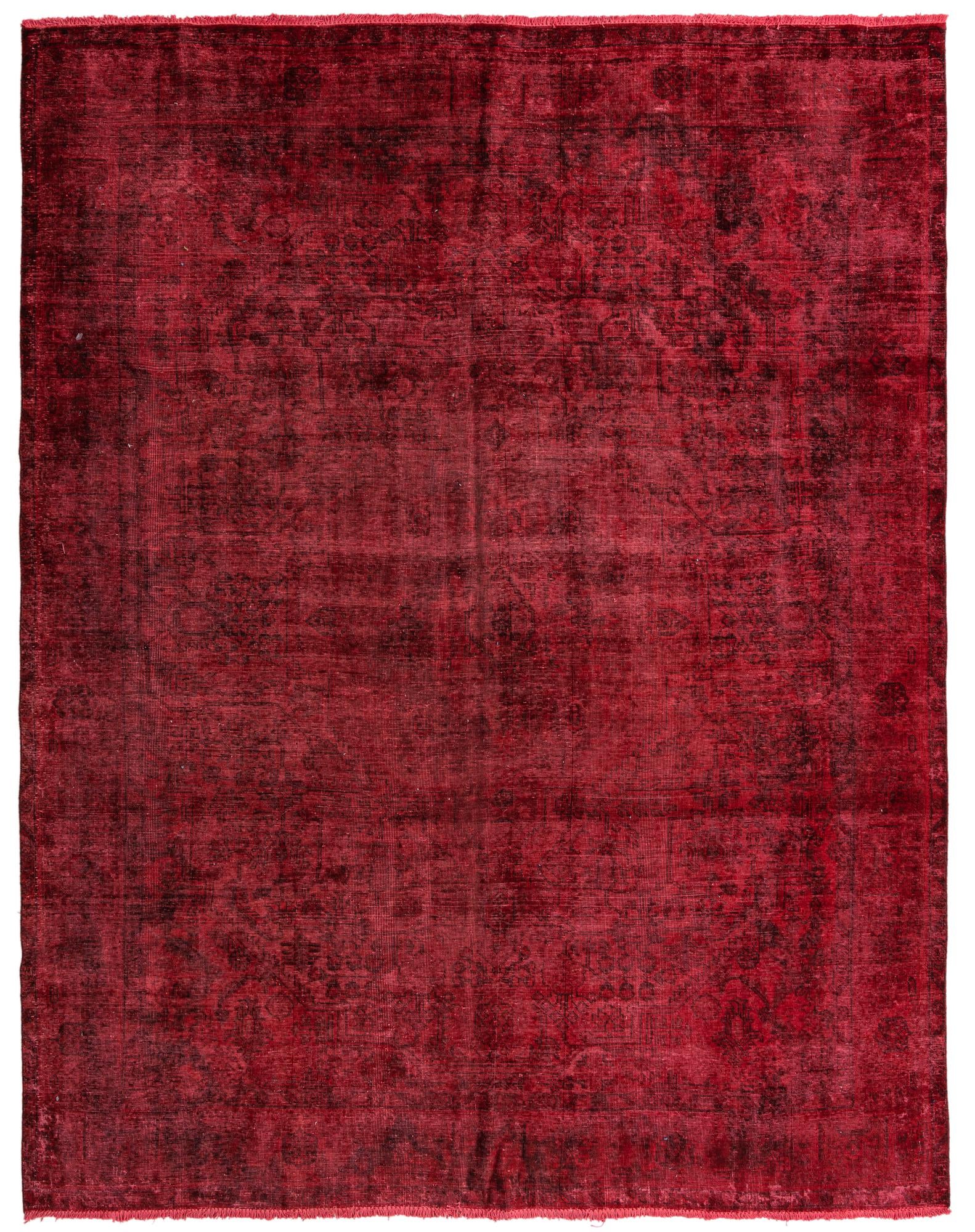 9' 10 x 12' 6 Hand Knotted Ultra Vintage Persian Wool Rug