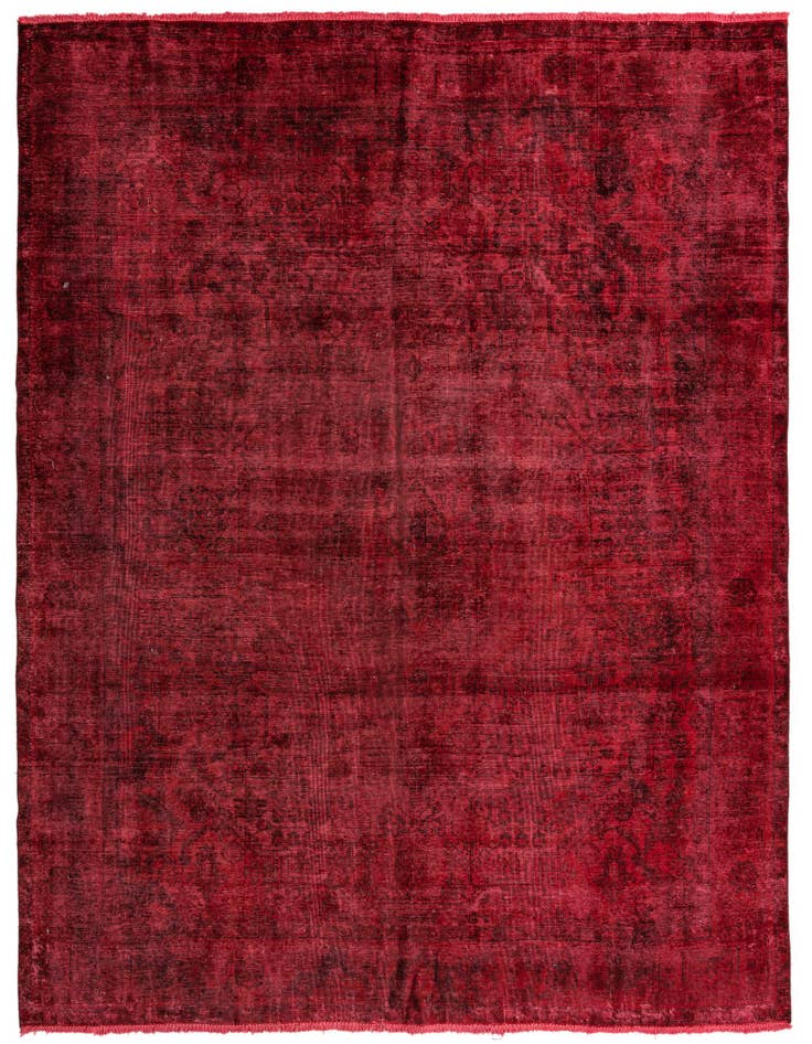 Detail image of 9' 10 x 12' 6 Hand Knotted Ultra Vintage Persian Wool Rug