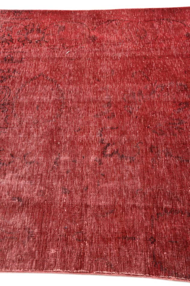 Detail image of 4' 3 x 6' 2 Hand Knotted Ultra Vintage Persian Wool Rug